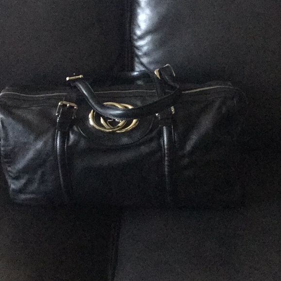 BLK leather Gucci bag - Picture 2 of 5